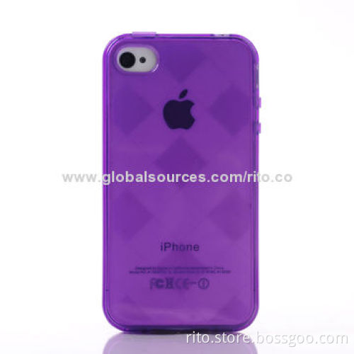 New Waffle Design TPU Hard Shell for iPhone 4/4s, iPhone 5/5s